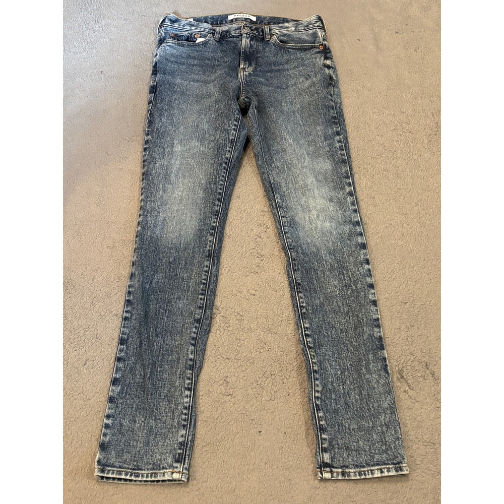 PacSun Stacked Skinny Jeans Mens 30x32 Blue Acid Wash Denim Slim Fit Stretch